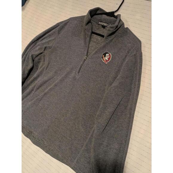 Florida State University Seminoles FSU Zip-Up Pullover Mens Medium - Picture 3 of 10